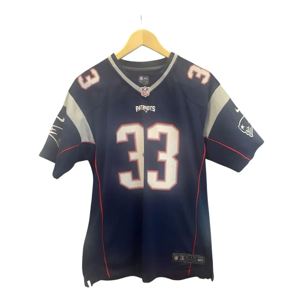 Nike New England Patriots Game Day Jersey #33 Dion Lewis Youth XL